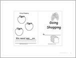 Going Shopping Book (with blanks)