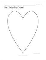 Heart Tracing/Cutout Template