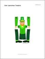 Color Leprechaun Template