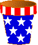 Patriotic US Plant Pot Craft