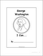 George Washington, I Can... Printable Book