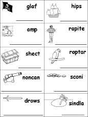 Unscramble Pirate Words