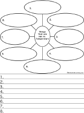 Write Eight Things that are Hot (in Temperature)