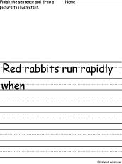 Finish the Sentence — 'R'