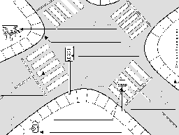 Label the Intersection (L'Intersection) in French