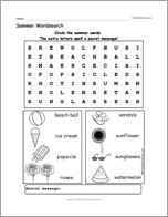Summer Wordsearch