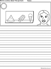 Picture Prompts - Summer Scene