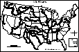 Outline Map: US Rivers