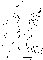 Outline Map: Papua New Guinea