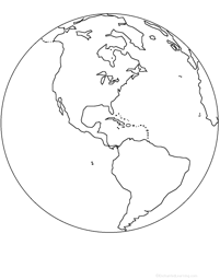 Label the Earth in English