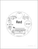 Red Things Color Book