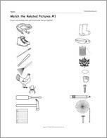 Match the Related Pictures #1