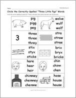 Circle the Correctly-Spelled 