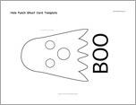 Hole Punch Ghost Card Template