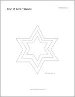 Star of David Template