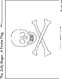 Jolly Roger Pirate Flag Printout