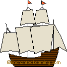 Caravel Coloring Page