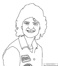 Sally Ride Coloring Page