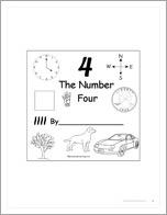 The Number Four Book, for Early Readers