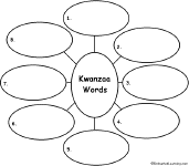 Write Eight Kwanzaa Words