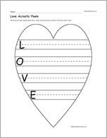 Love Acrostic Poem