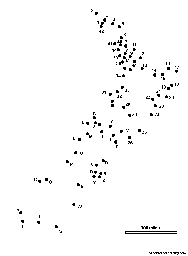 Dot to Dot Mystery Map: New Zealand