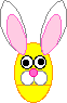 Plastic Egg Bunny