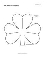 Big Shamrock Template