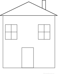 Label the House in English
