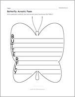 Butterfly Acrostic Poem