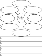 Write Eight Election Words