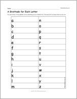 A Gratitude for Each Letter