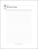 April Fool's Day Joke: Essay Topic