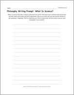 Philosophy Writing Prompt: What Is Science?