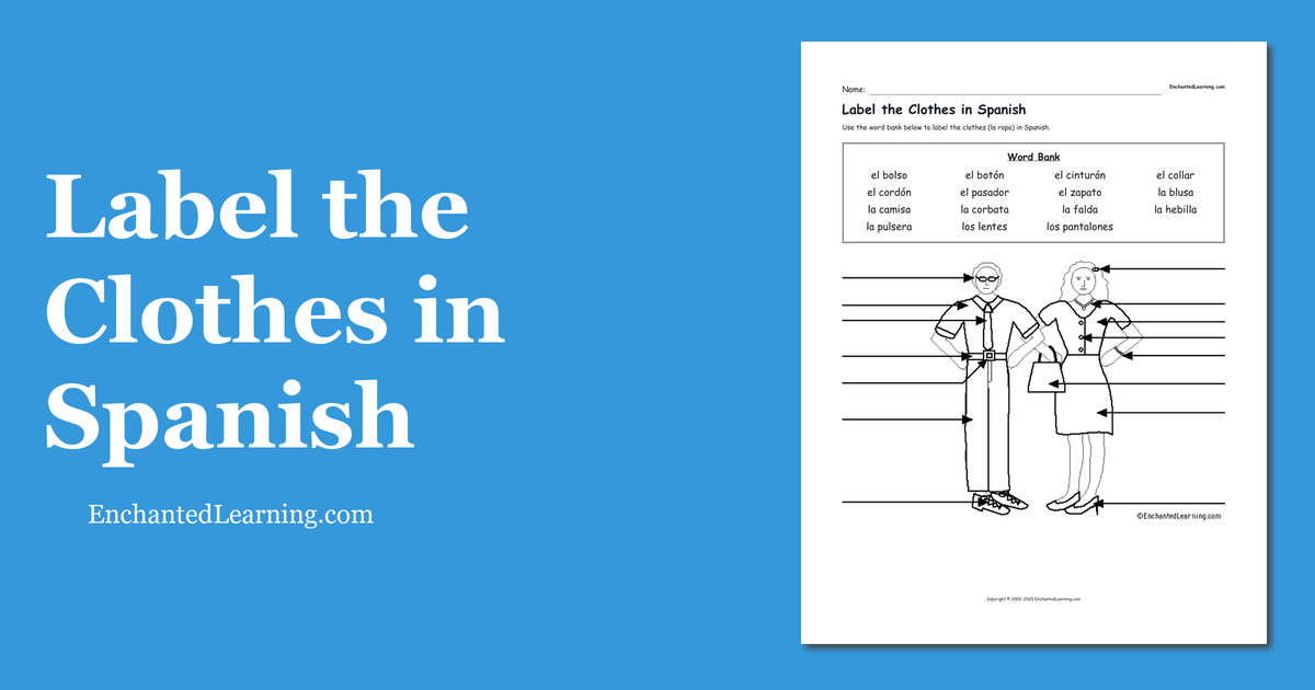 Pin Clothes In Spanish at Brandy Resendiz blog