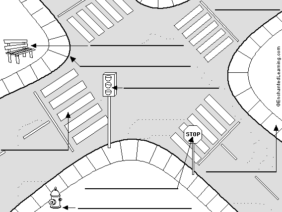 Label the Intersection in Spanish