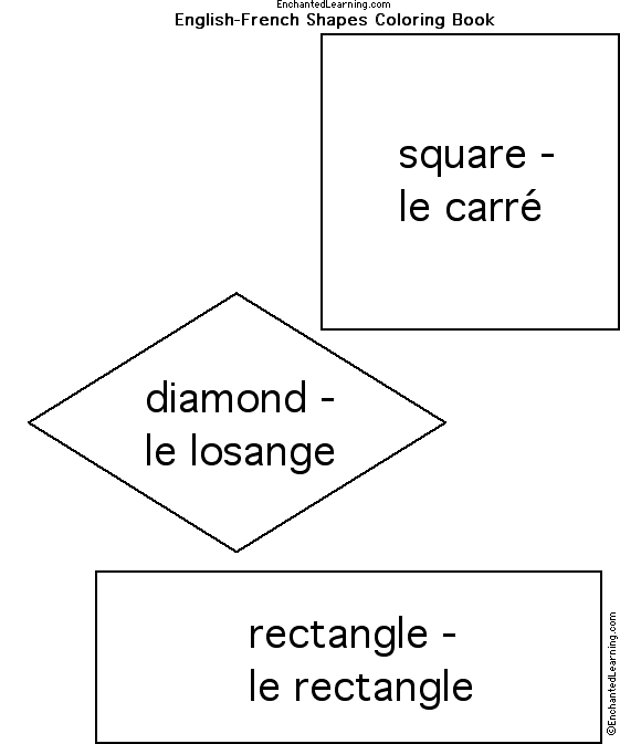 Search result: 'Shapes in French: Square, Rectangle, Diamond'