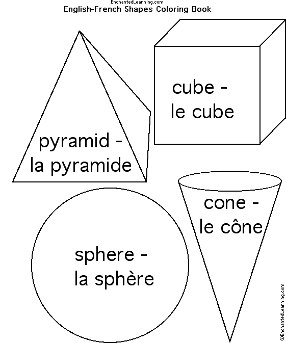 Search result: 'Shapes in French: Cube, Sphere, Cone'
