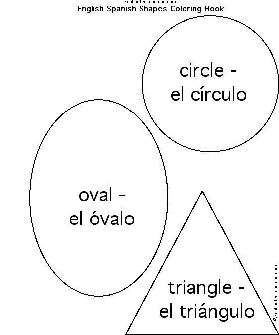 Search result: 'Shapes in Spanish: Circle, Oval, Triangle'