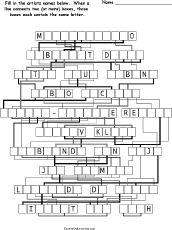 Letter-Flow Printable Word Puzzle