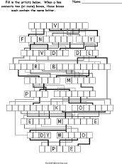 Search result: 'Artists #2 - Letter-Flow Printable Word Puzzle'