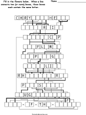 Letter-Flow Word Puzzle