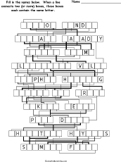 Letter-Flow Printable Word Puzzle