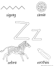 Search result: 'Letter Z Alphabet Activities'