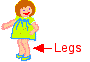 Search result: 'Label the Leg in German'