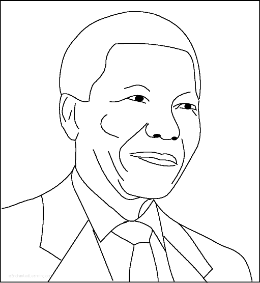 Search result: 'Nelson Mandela Printout with Short Biography'