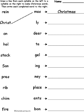 Match syllables