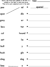 Match syllables