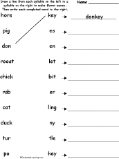 Match syllables