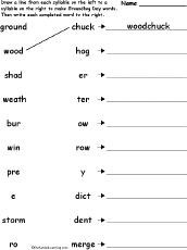 Match syllables